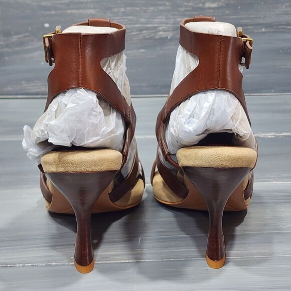 Franco Sarto Spool Heeled Sandal 5.5 M L-Rine‎ Dressy Sandal Ankle Straps - Picture 7 of 12